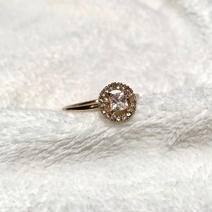Francesca’s Gold Halo Ring